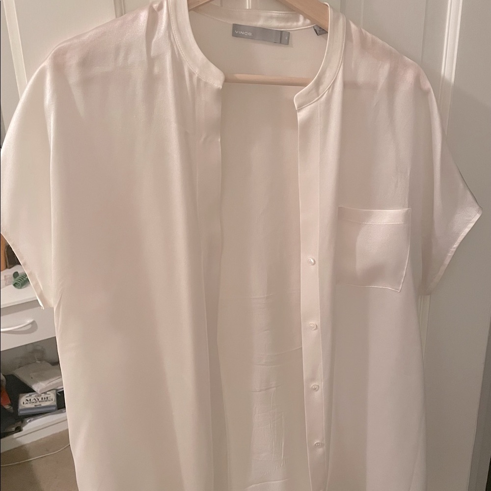 Vince silk blouse Size XS